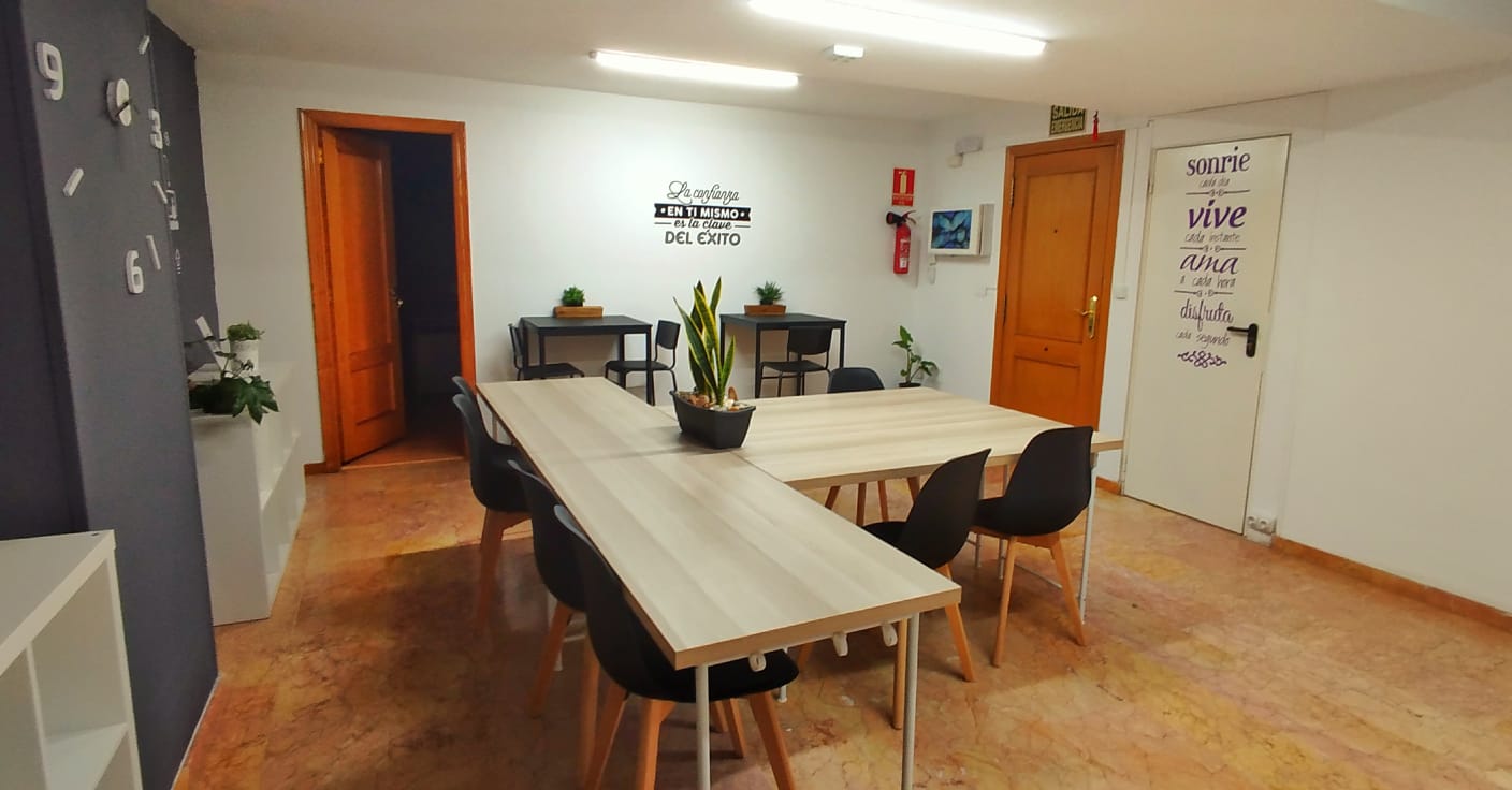 Espacio versátil para trabajar, colaborar o crear