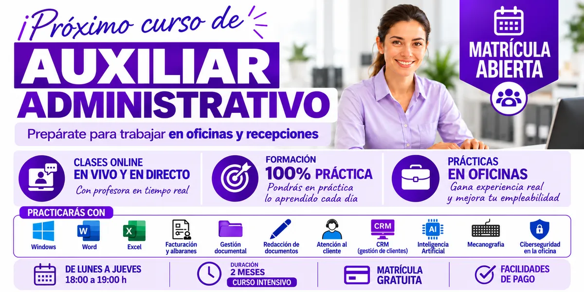 Curso de Auxiliar Administrativo